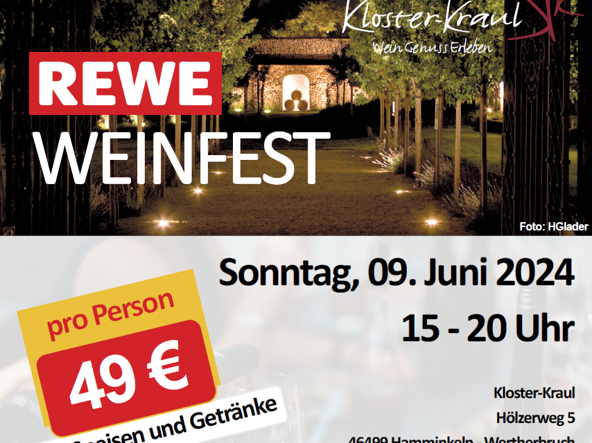 REWE-Weinfest bei Kloster-Kraul